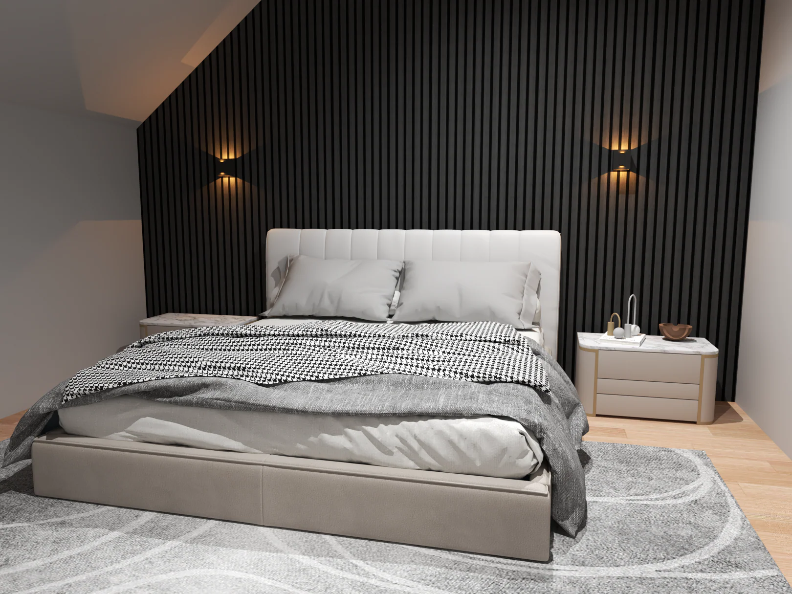 Acoustic Slat Wall Panel - Black Oak - Image 6