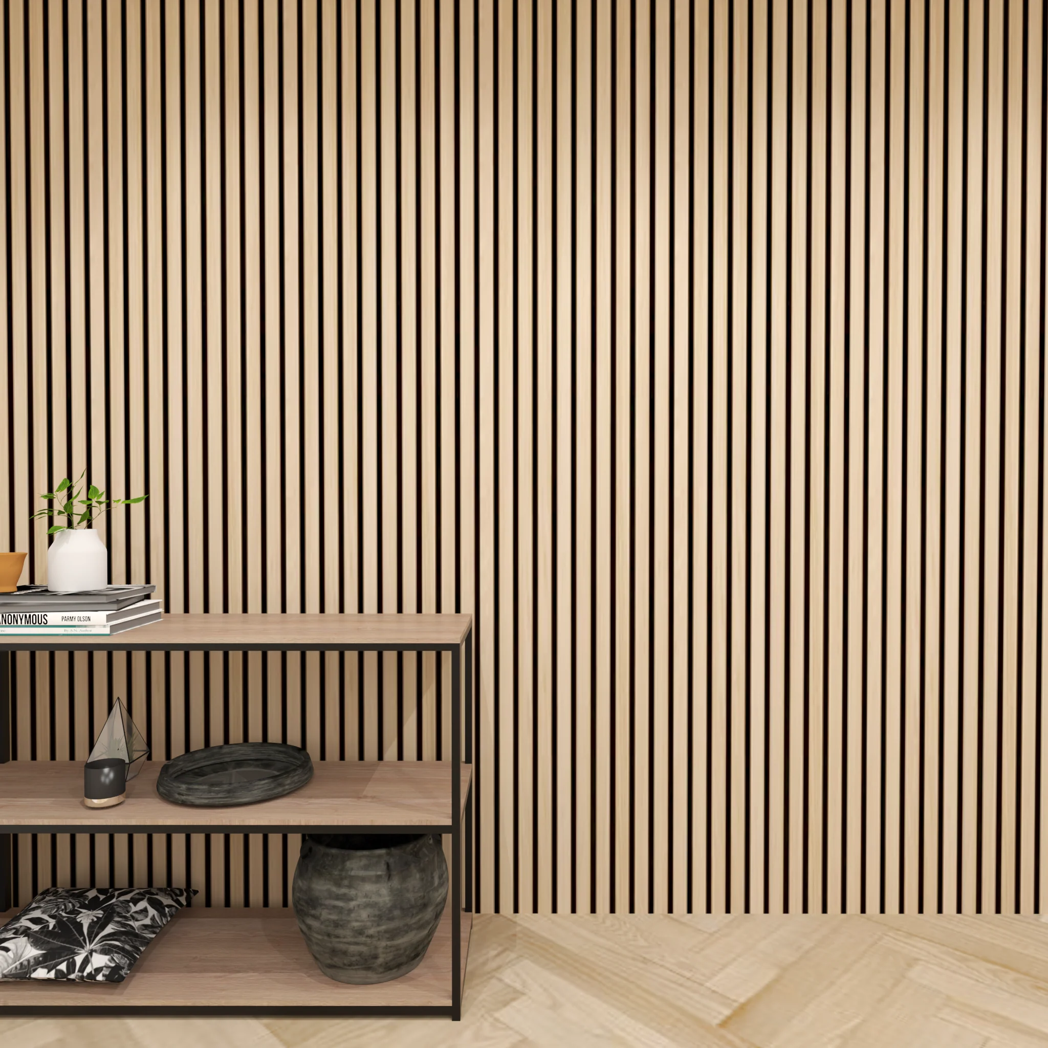 Acoustic Slat Panel - Natural Oak - Image 3