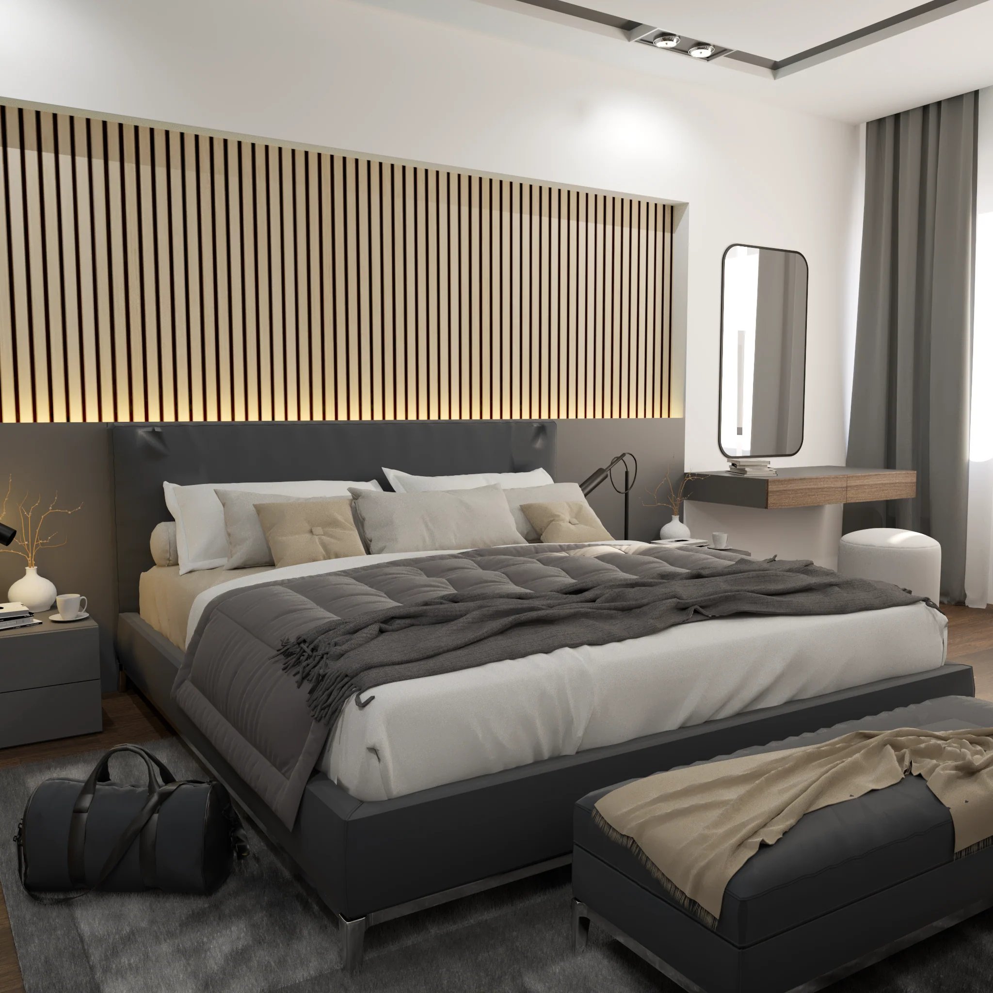 Acoustic Slat Panel - Natural Oak - Image 7