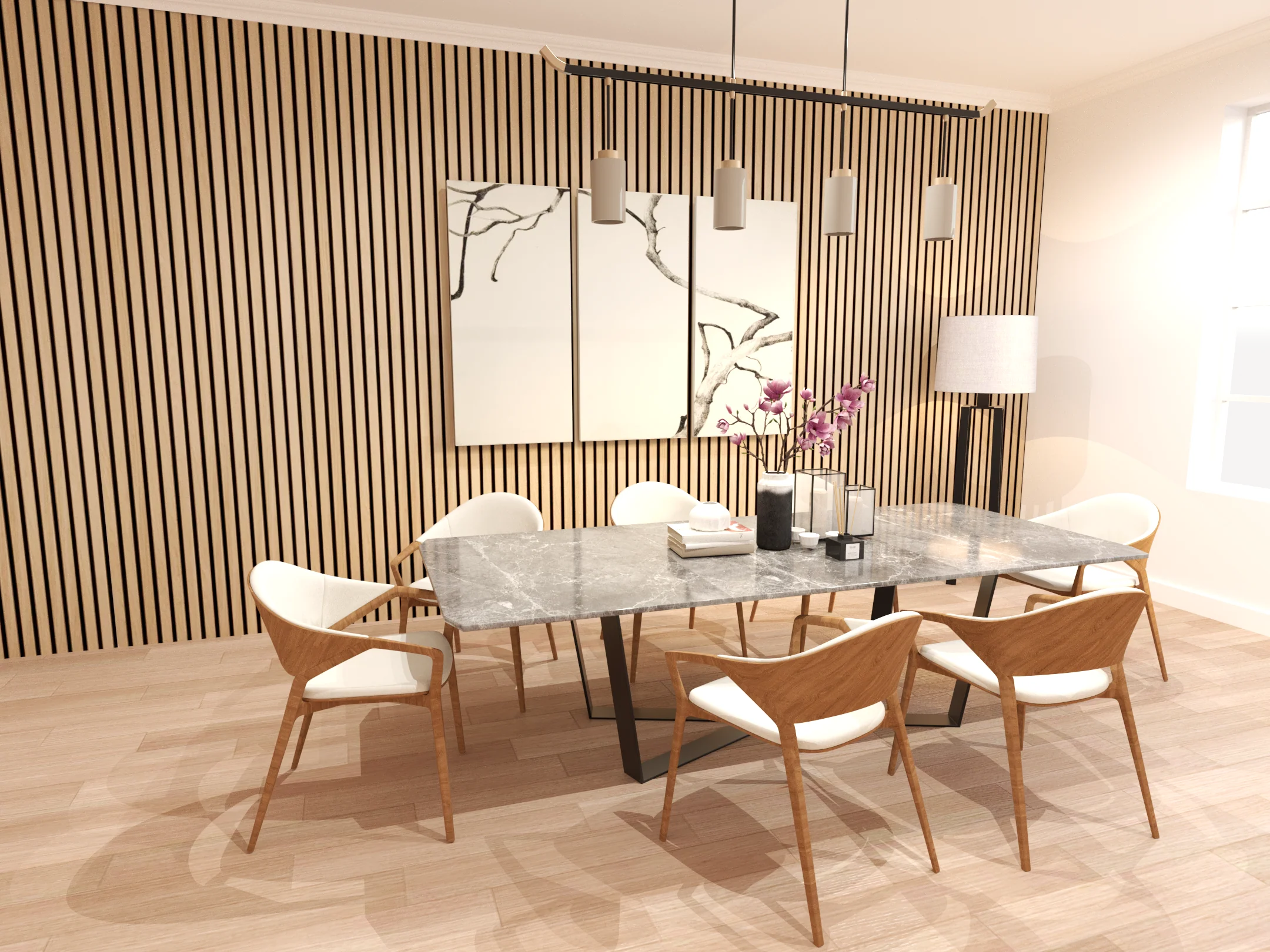 Acoustic Slat Panel - Natural Oak - Image 8